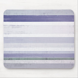 'Grape' Purple and Grey Abstract Art Mouse Pad