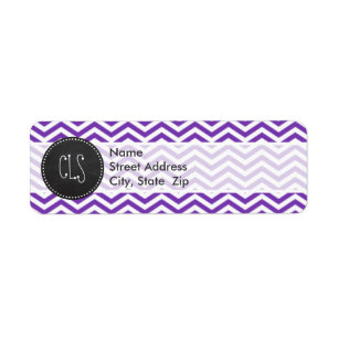 Grape Purple Chevron Stripes; Chalkboard look