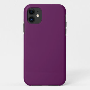 Grape purple (solid colour)  iPhone 11 case