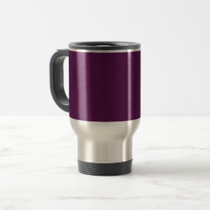 Grape purple (solid colour) Travel Mug