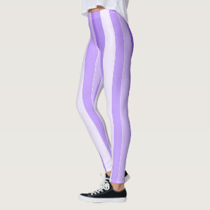 Grape Purple Stripe Leggings