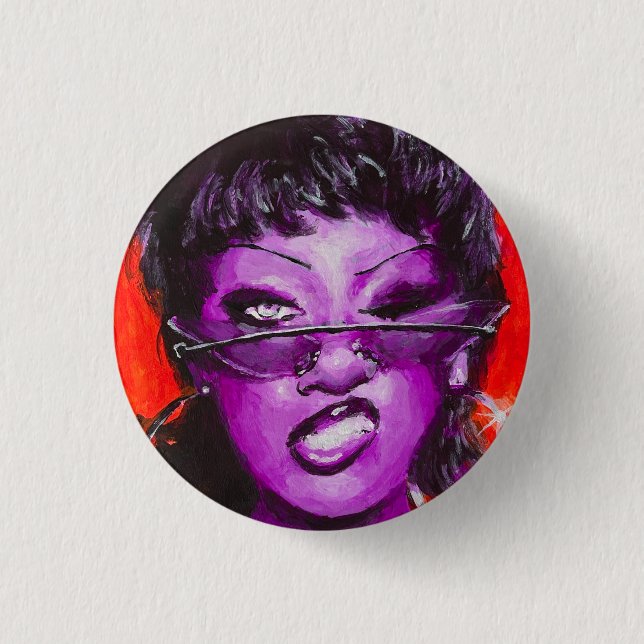 Grape Soda 1 Inch Round Button (Front)