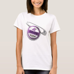 Grape soda bottle cap pin T-Shirt