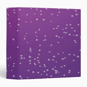 Grape Soda with Tiny Bubbles Background Art Binder