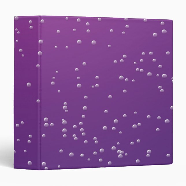 Grape Soda with Tiny Bubbles Background Art Binder (Front/Spine)