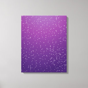 Grape Soda with Tiny Bubbles Background Art Canvas Print
