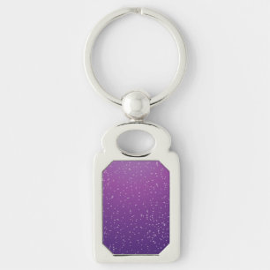Grape Soda with Tiny Bubbles Background Art Keychain