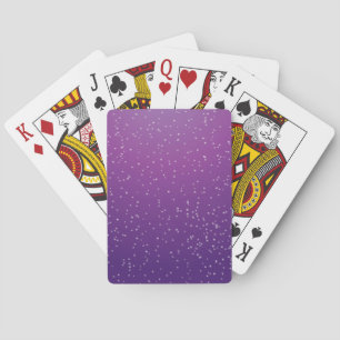 Grape Soda with Tiny Bubbles Background Art Playing Cards