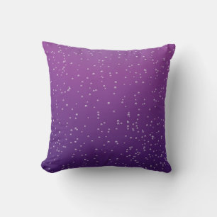Grape Soda with Tiny Bubbles Background Art Throw Pillow
