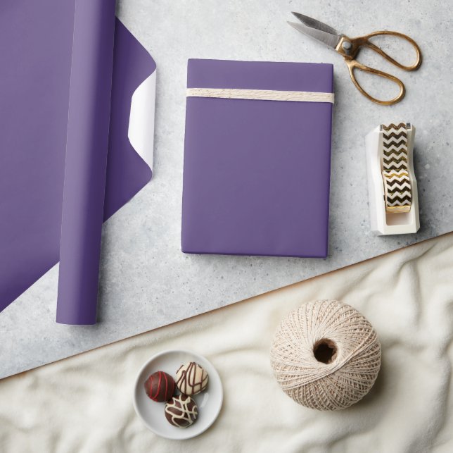 Grape Solid Colour Wrapping Paper (Crafts)