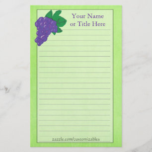 Grape Stationery