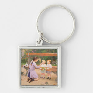 Grape tasting keychain