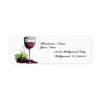 Grape Vine Address Labels