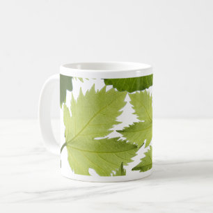 Grape Vine Green Leaves Coffee Mug