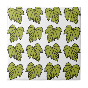 Grape Vine Green Leaves Vines Tile
