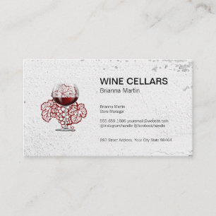 Grape Vine Wines Winery Tasting Vineyard Appointment Card