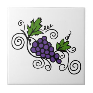 Grape Vines Tile