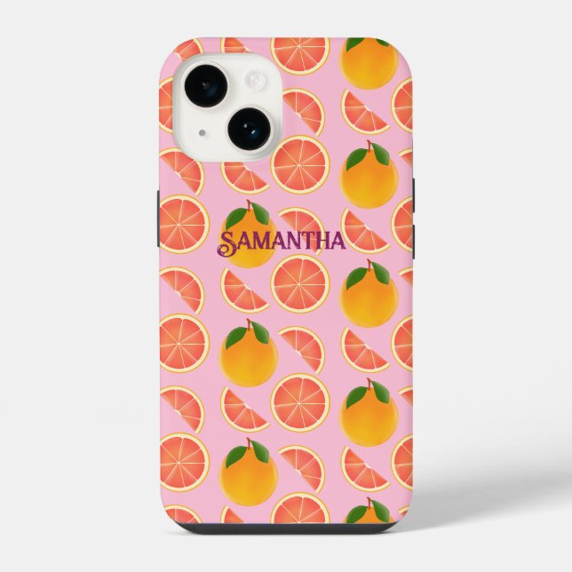 Grapefruit iPhone Case (Back)
