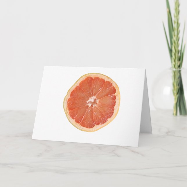 Grapefruit Slice Card (Front)