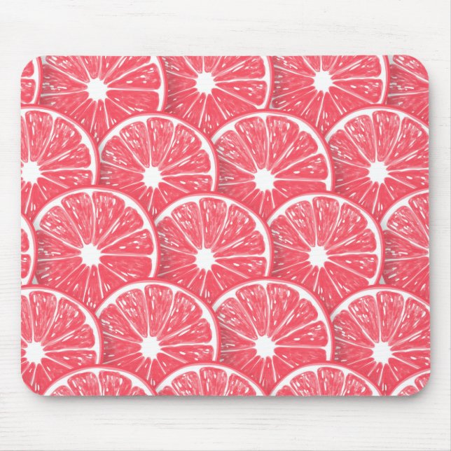 Grapefruit slices mouse pad (Front)