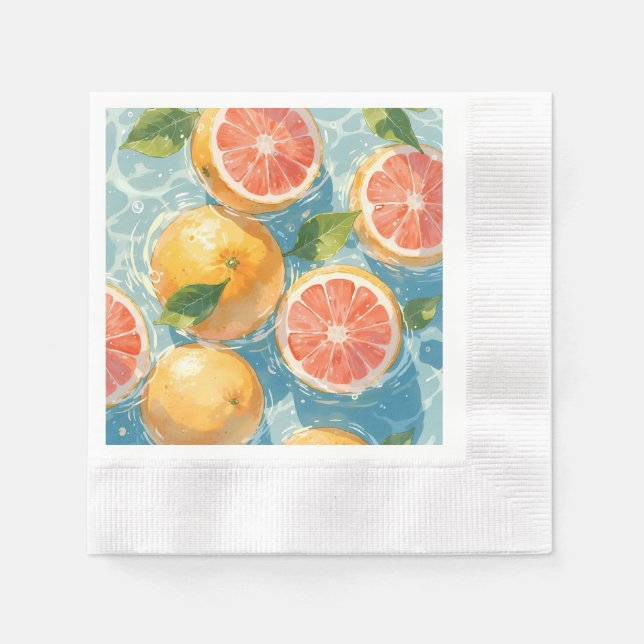 Grapefruit Splash Napkin (Front)