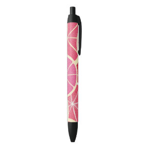Grapefruit vintage background black ink pen