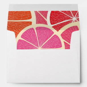 Grapefruit vintage background envelopes