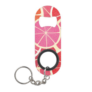 Grapefruit vintage background keychain bottle opener