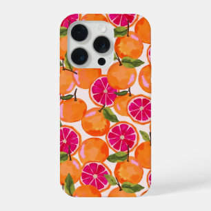 Grapefruit Watercolor iPhone 15 Pro Case
