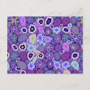 Grapeness Millefiori Postcard