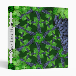 Grapes and Leaves Lg Any Colour Binder