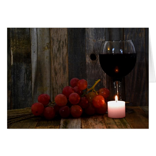 grapes and wine glow (Front Horizontal)