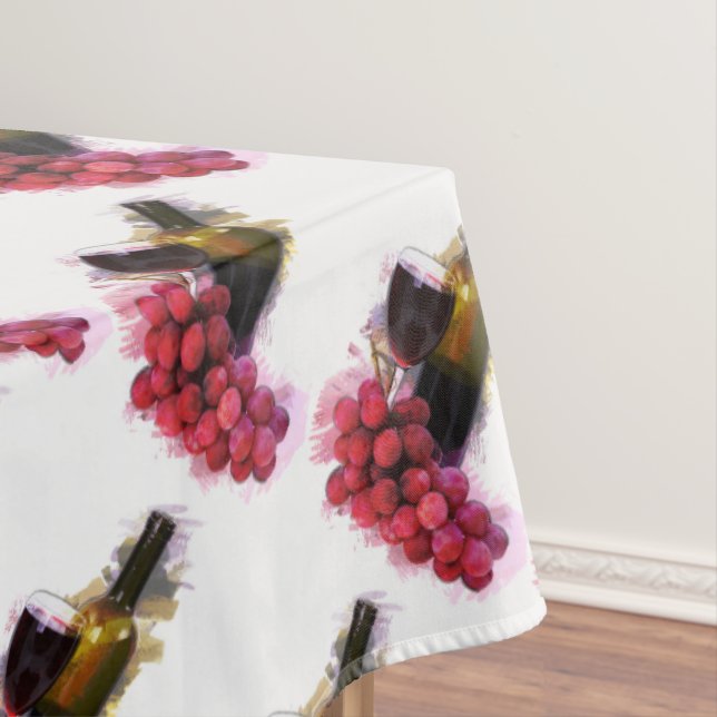 Grapes and Wine Tablecloth (In Situ)