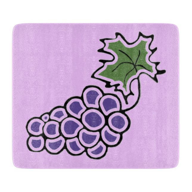 Grapes Cutting Board (Front)