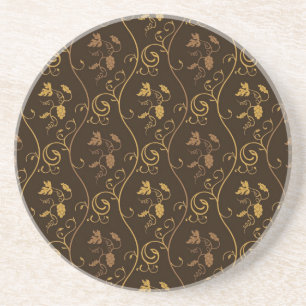Grapes décor coaster