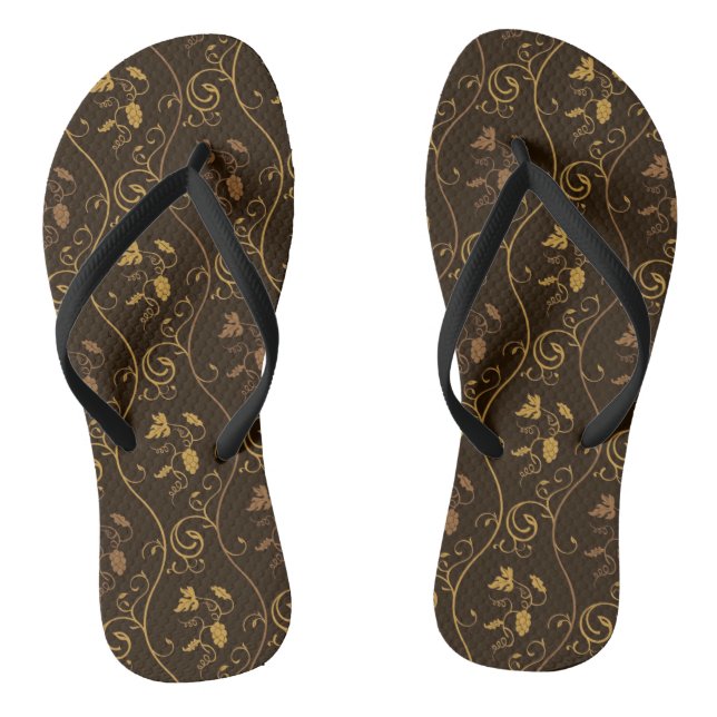 Grapes décor flip flops (Footbed)