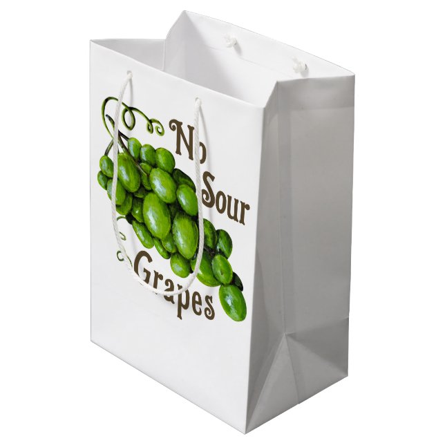 Grapes Gift Bag (Back Angled)