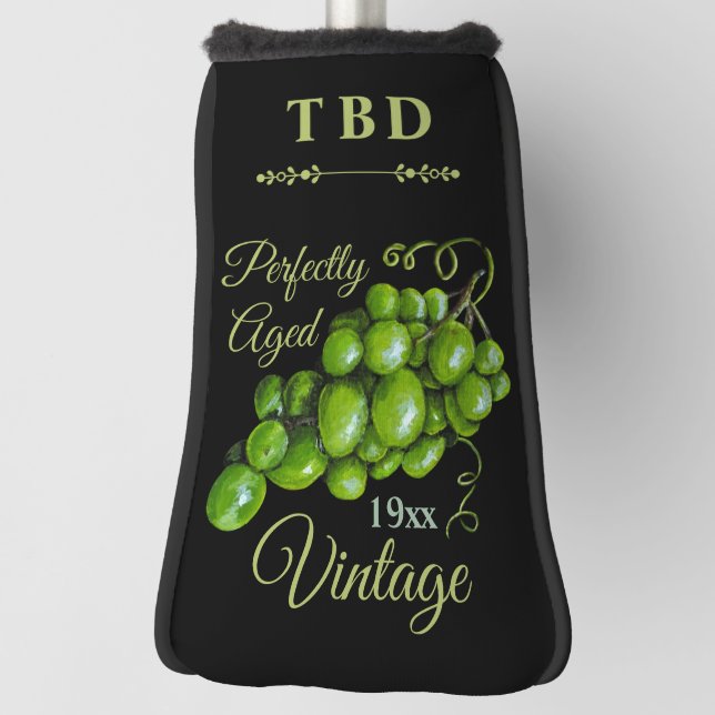 Grapes Golf Head Putter Cover (Rotate 90)