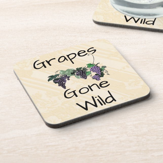 Grapes Gone Wild Coaster (Left Side)