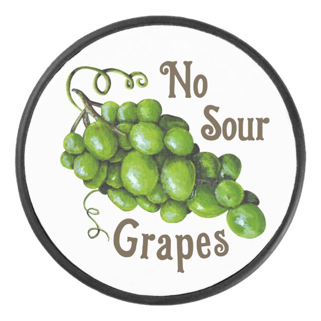 Grapes Hockey Puck (Front)
