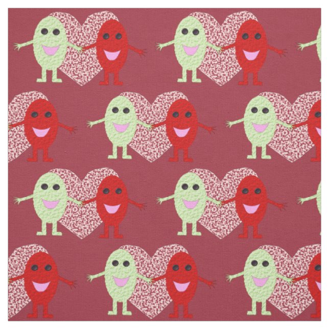 Grapes in Love Craft Fabric (Swatch)