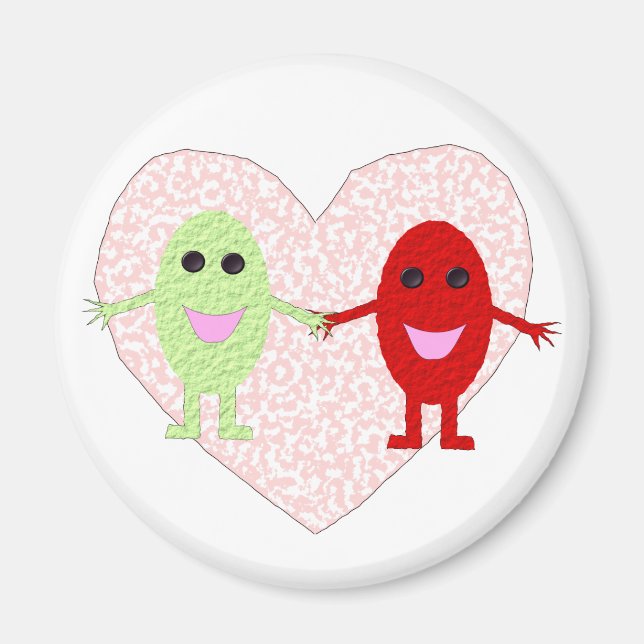 Grapes In Love Magnet (Front)