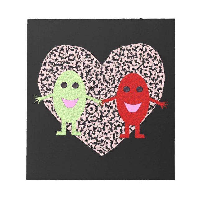 Grapes in Love Notepad (Front)
