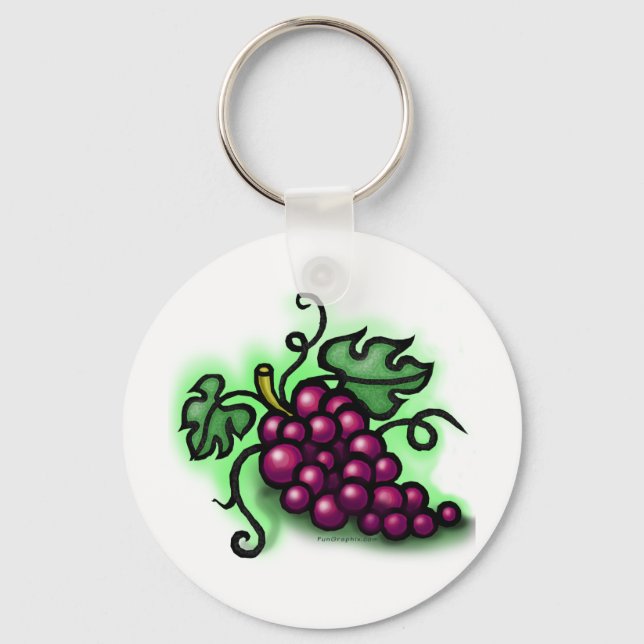 Grapes Keychain (Front)