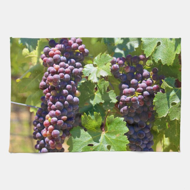 Grapes Kitchen Towel (Horizontal)
