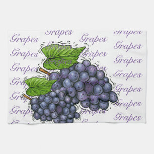 Grapes Kitchen Towels