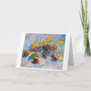 Grapes, Lemons, Pears, and Apples, Van Gogh Card