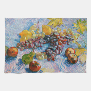 Grapes, Lemons, Pears, and Apples, Van Gogh Kitchen Towel