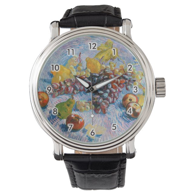 Grapes, Lemons, Pears, and Apples, Van Gogh Watch (Front)