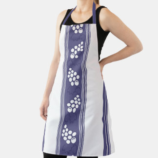 Grapes Luxury Jacquard Stripes Apron